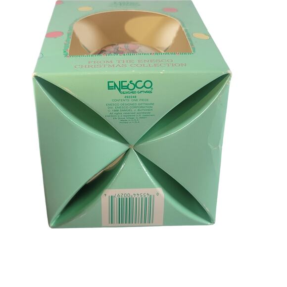 1988 Enesco Precious Moments "Peace to All" Christmas Ornament - Picture 14 of 14